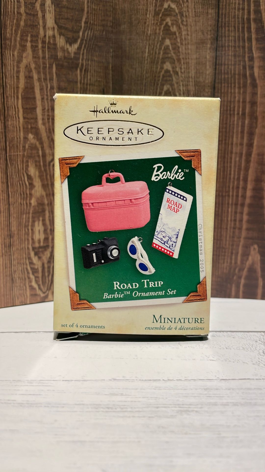 Hallmark Keepsake BARBIE ROAD TRIP Mini Ornament Set