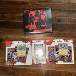 Pokemon Destined Rivals ETB, Blister Packs