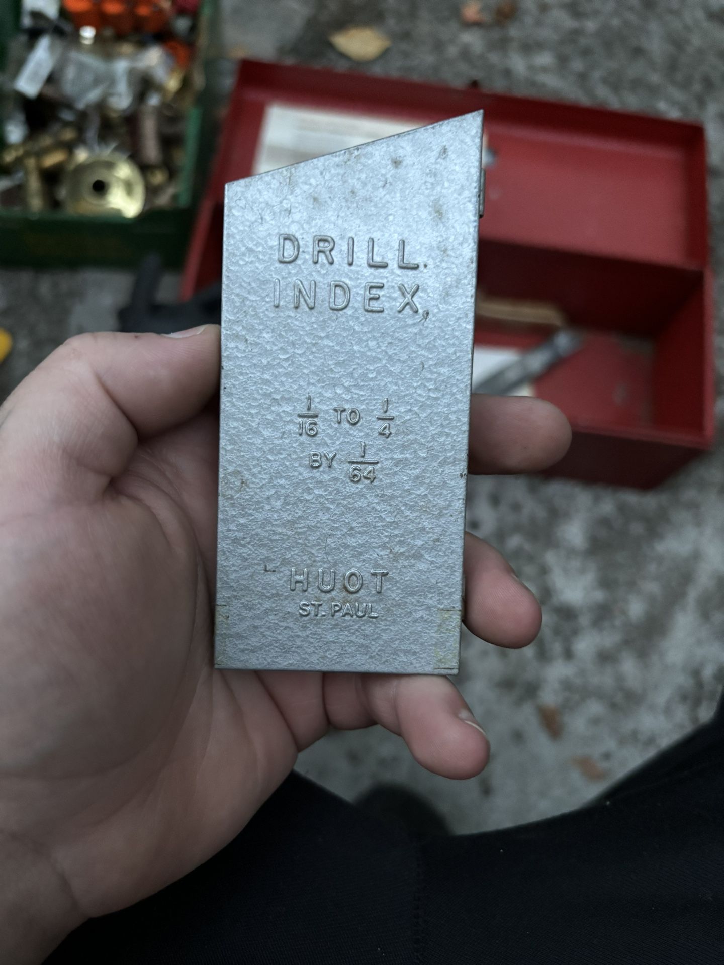 Vintage Hout St. Paul Drill Index Bits