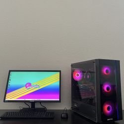 FAST Custom Midrange Gaming PC Computer (Ryzen 5 3400G, GTX, 1660, 32GB RAM, 256 GB NVMe + 2TB HDD, WiFi) 