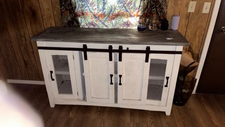 Rustic shelf/ entertainment stand