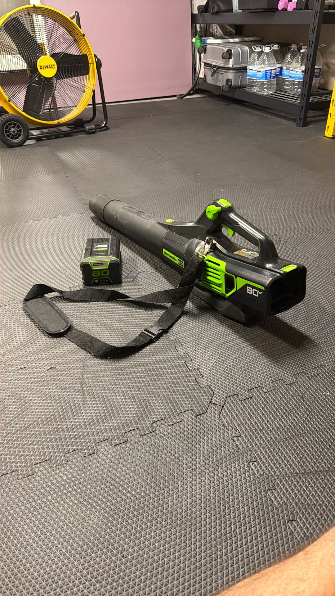Greenworks Pro 80V Blower + 2Ah Battery