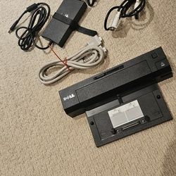 Old Dell Docking Station with display cables