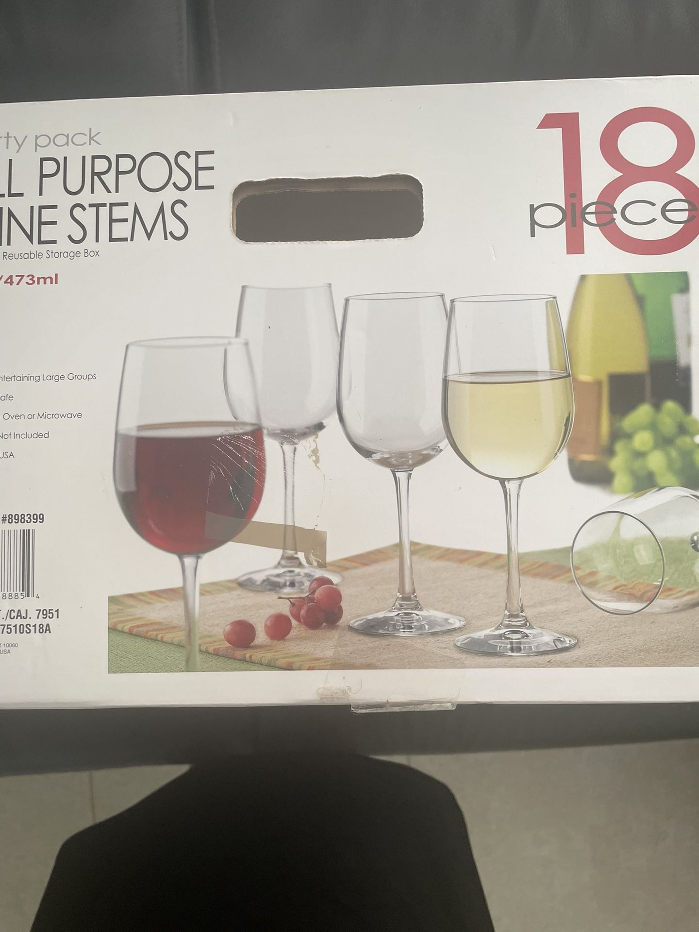 All Purpose Wine Stems 16oz 18 Pieces