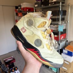 Jordan 5 Off White Sail Size 13