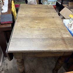 Antique Drop Leaf Crank Table