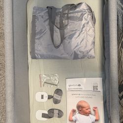 Newton Bassinet & Bedside Sleeper and sheets