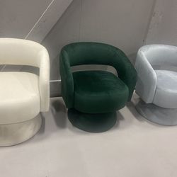 Swivel accent chairs