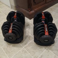 HolaHatha 1090 adjustable dumbbells.