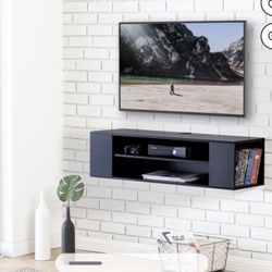 Wall Mounted Media Console Shelf Universal Tv Stand DS210002WB