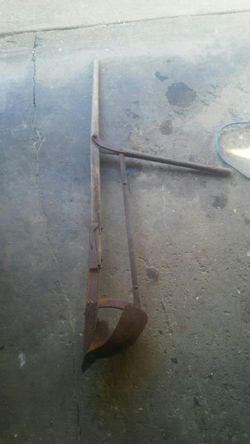 Antique post sale hole digger