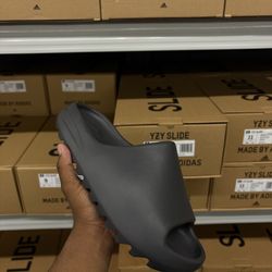 Black Yeezy slides
