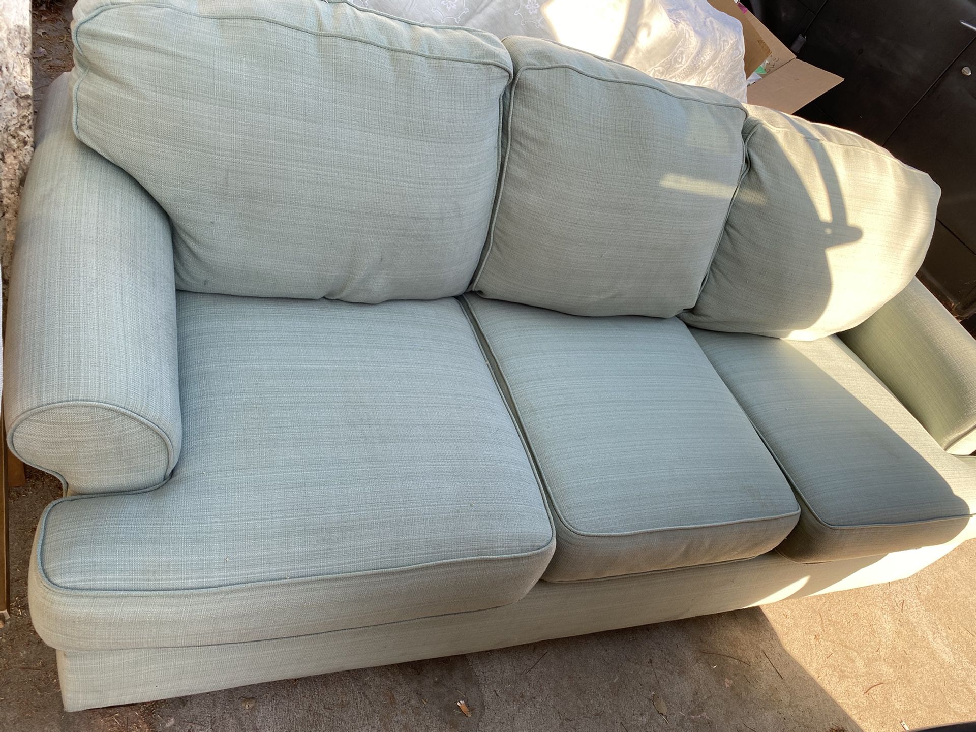 Beautiful Soft Sage Green Couch