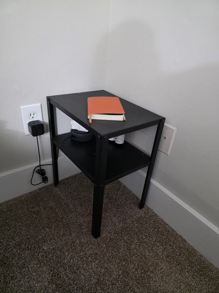 Black night stand