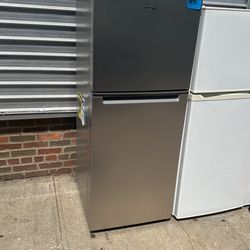 24 Inch Counter - Depth Top Freezer Refrigerator With 11.6 Cu. Ft. Capacity Frameless Glass Shelves 