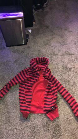 Red and black Hoodie