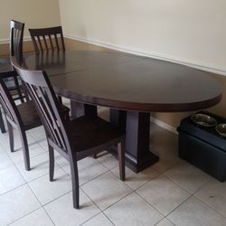 Solid Wood Kitchen Table 