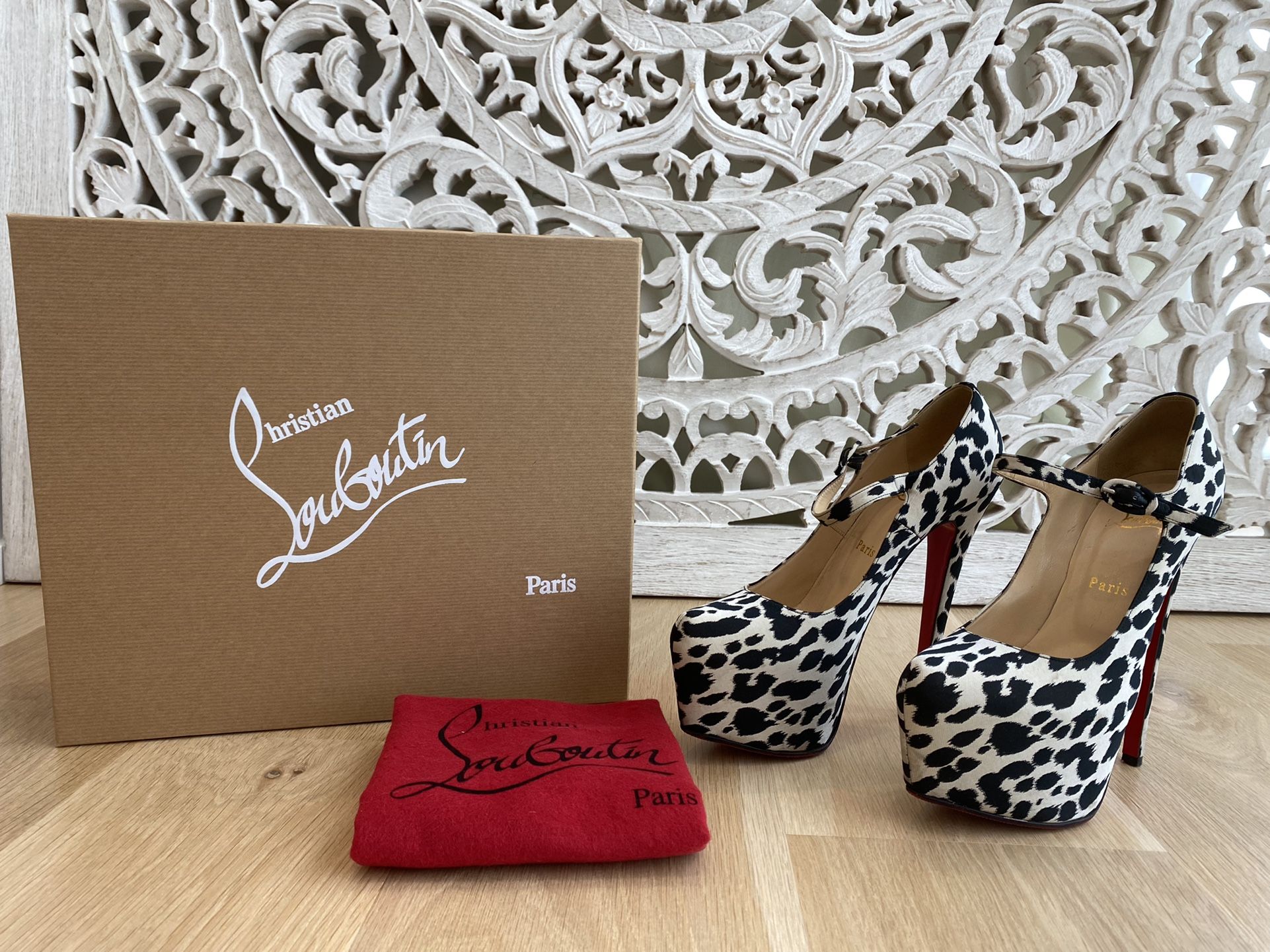 Christian Louboutin Lady Daf 160 Leopardino 37.5