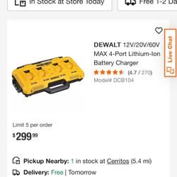 DeWalt Battery Charger 