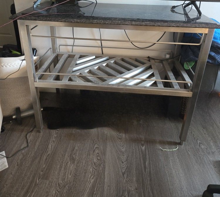 Granite and Metal Table / Console OBO