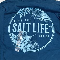 NWT L/S SALT LIFE MEN'S Royal Hawaiian