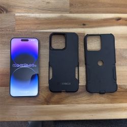 iPhone 14 Pro Max Unlocked w/Otterbox Case