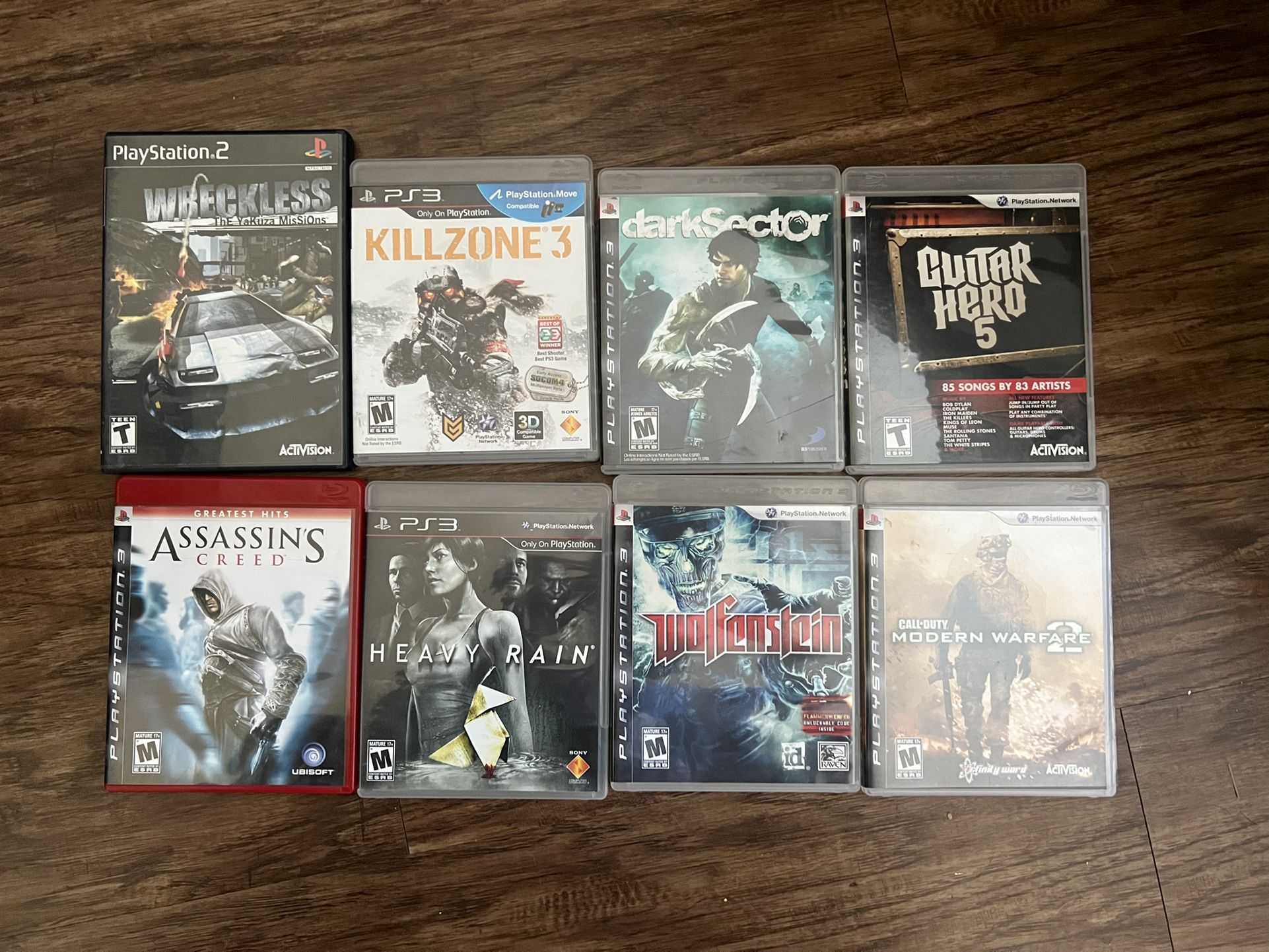 Various PS4, PS3, PS2 Games, DVDs, And Blu-ray Movies