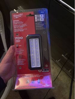 This is a Milwaukee M12 ROVER Service & Repair Flood Light with USB Charging