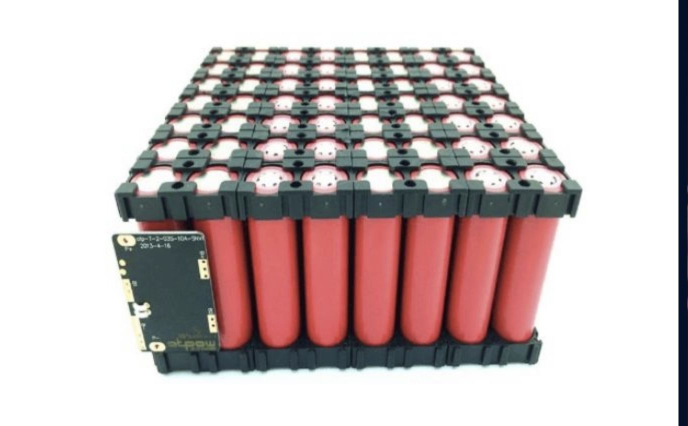 Custom Built 18650 Battery Packs With Charger And BMS