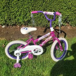 Girls Bicycle with Training Wheels