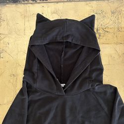 Girl Hoodie Cute Cat Ears; Size Medium