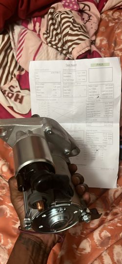 Working Starter Motor with Test Report