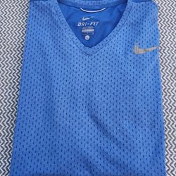 Nike DRI-FIT V-Neck Running Men's Short Sleeve Shirt Size Large--AUTHENTIC!