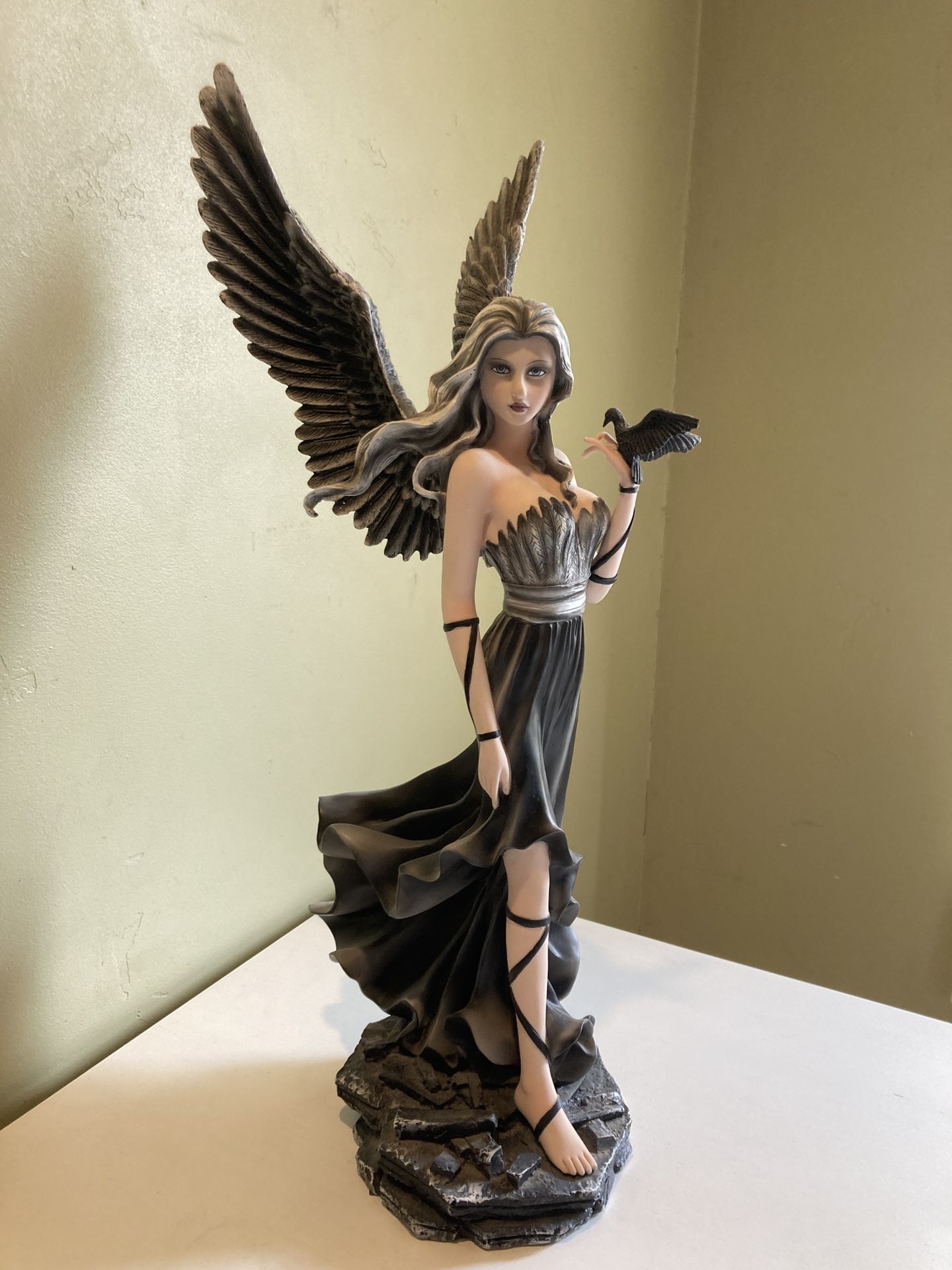 24” Tall Gothic Dark Angel Statue