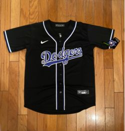Black classic Los Angeles dodgers kike Hernandez jersey
