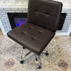 NEW** CrissCross Office Desk Chair Rolling Task Chair W/Backrest, for Office, Vanity, etc.