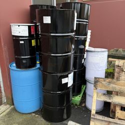 55 Gallon Metal Drum, Metal Barrel