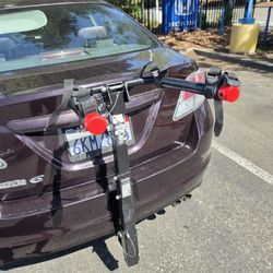 Allen Sports Deluxe 2-Bicycle Hitch Mounted Bike Rack Carrier with Folding Arms, Model 522RR