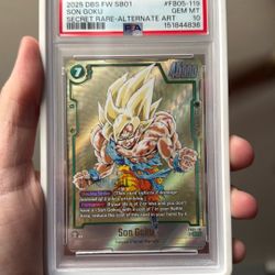 Son Goku Manga Secret Alt Art PSA 10 
