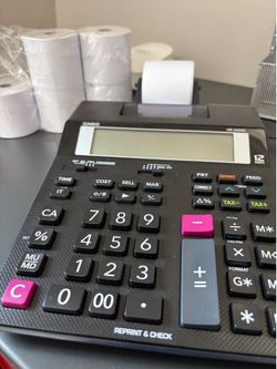 Casio HR-200RC adding machine
