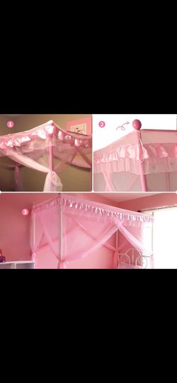 Twin princess bed