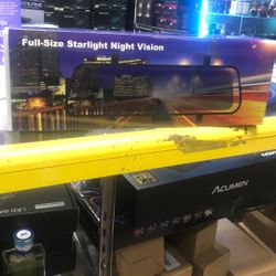 Starlight Night Vision Front And Rear Camera With Apple CarPlay And Android Auto Wireless 