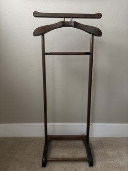 Vintage Valet Butler Suit Stand Mid Century Valet Men's Cottage Farmhouse