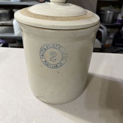 Crock With Lid