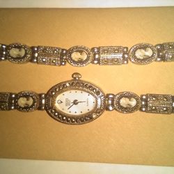 cameo watch and matching bracelet-make an offer