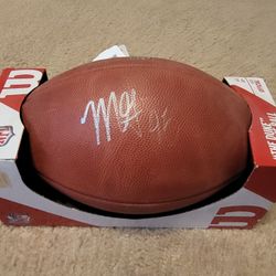 Myles Garret Signed Football