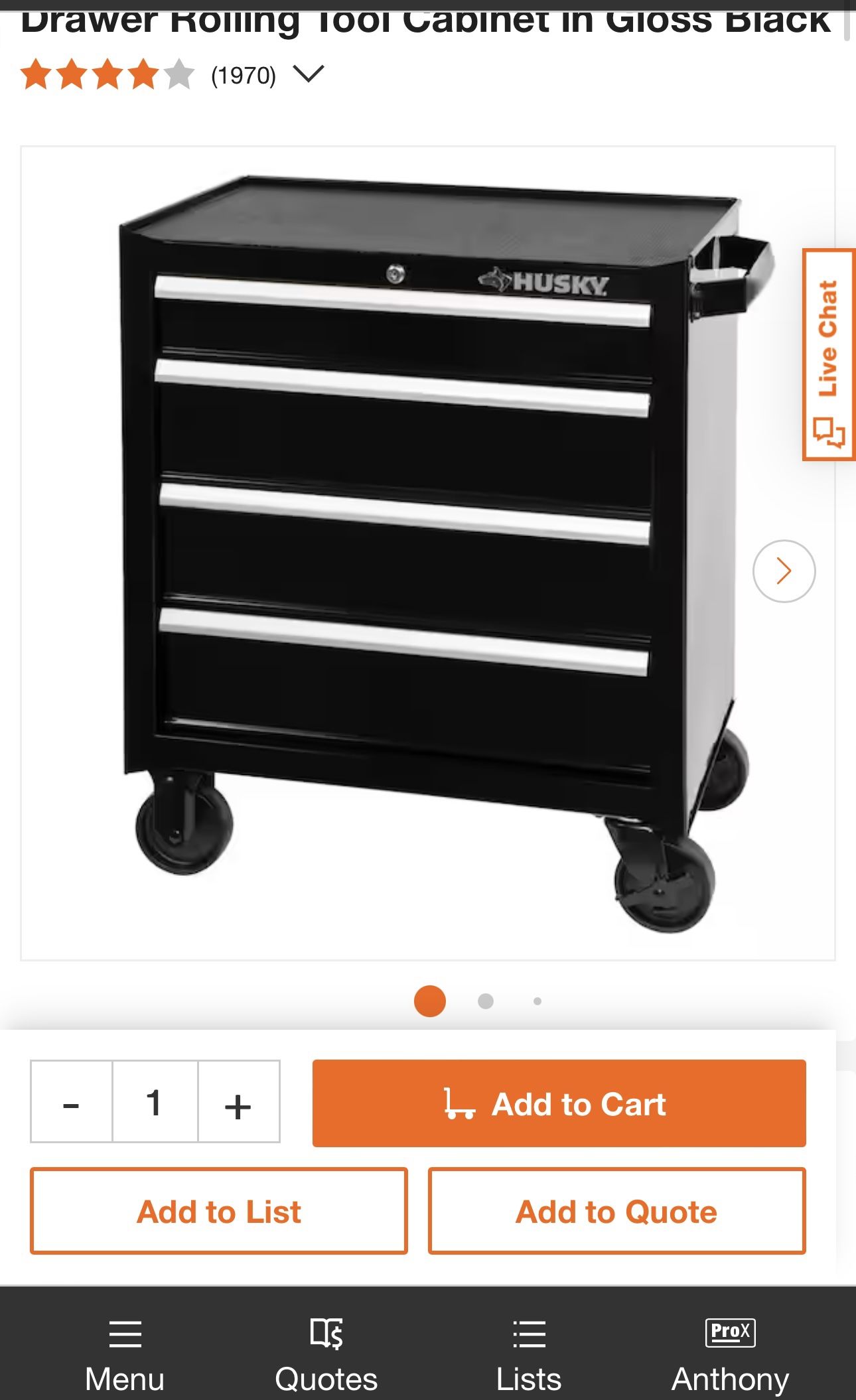 Husky Tool Box Set