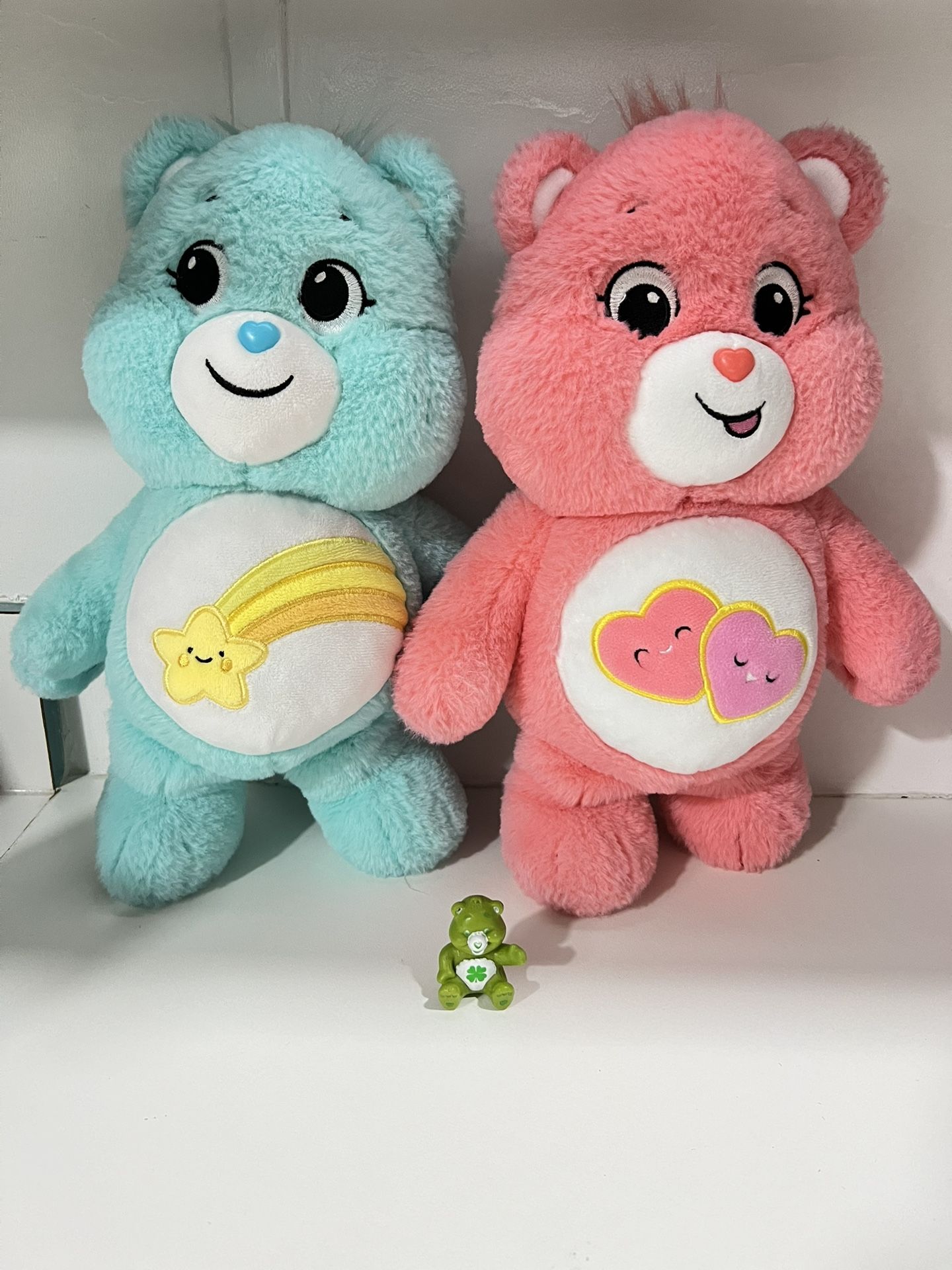 Care Bears Plush Hearts Love A Lot Bear 13” Lot