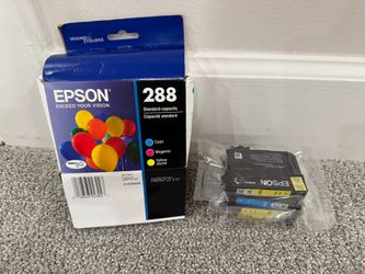 *BRAND NEW Lot of 4 EPSON 288 DURABrite Ultra Ink Standard Capacity, Yellow/Cyan*