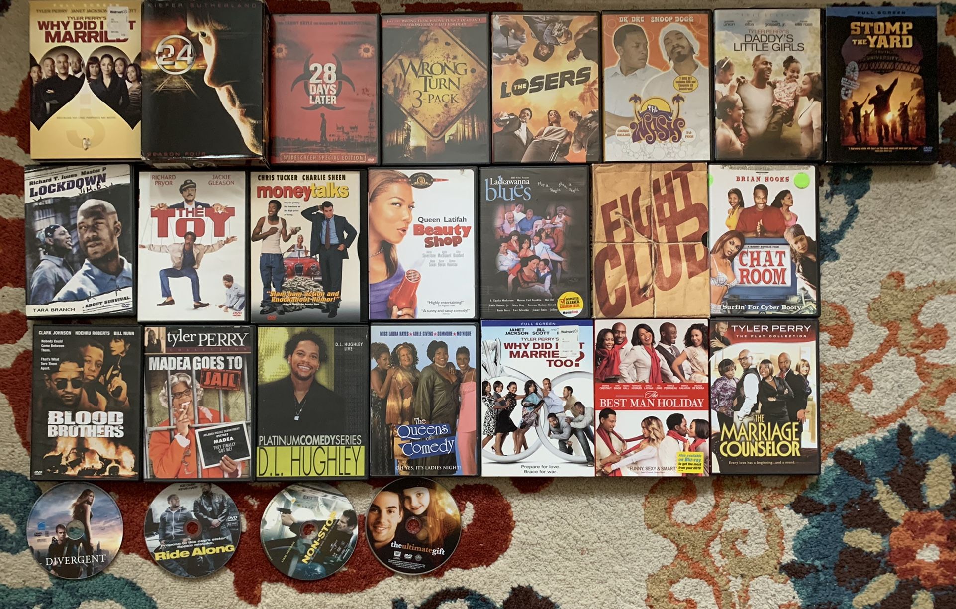60 + DVDs $1 Each 
